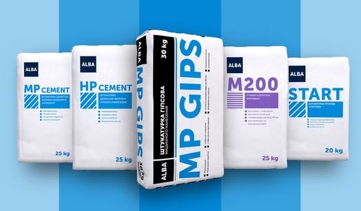 будівельні суміші ALBA